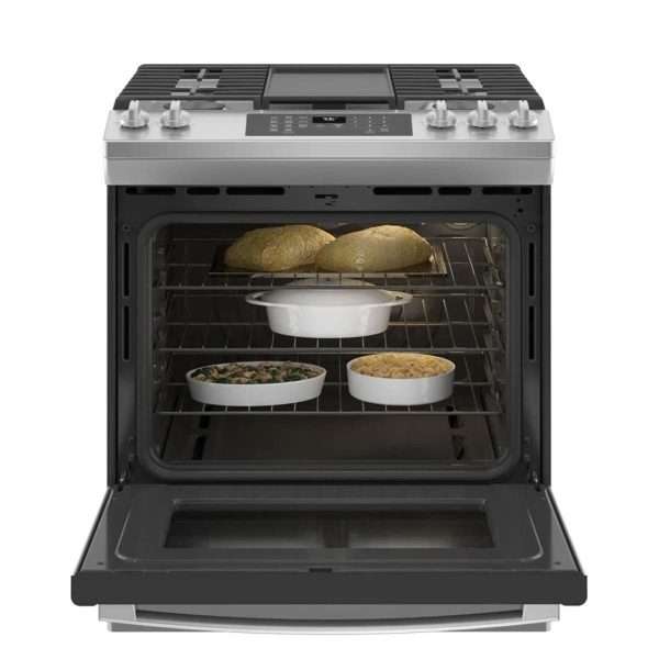 GE Slide-In Stainless Steel Convection Gas Range 2 - JCGS760SPSS - Home of the Clearance Man
